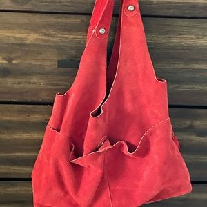 Suede bag